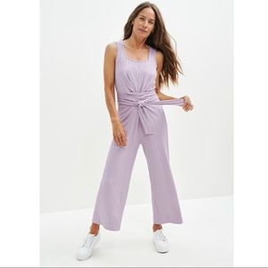 Amour Vert Briar Ribbed Jumpsuit | NWT Small